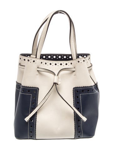 Tory Burch Leather Bucket Bag