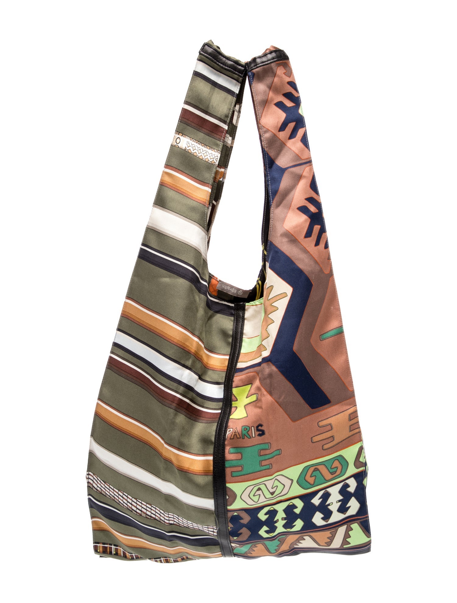Hermes Petit H Silk Tote
