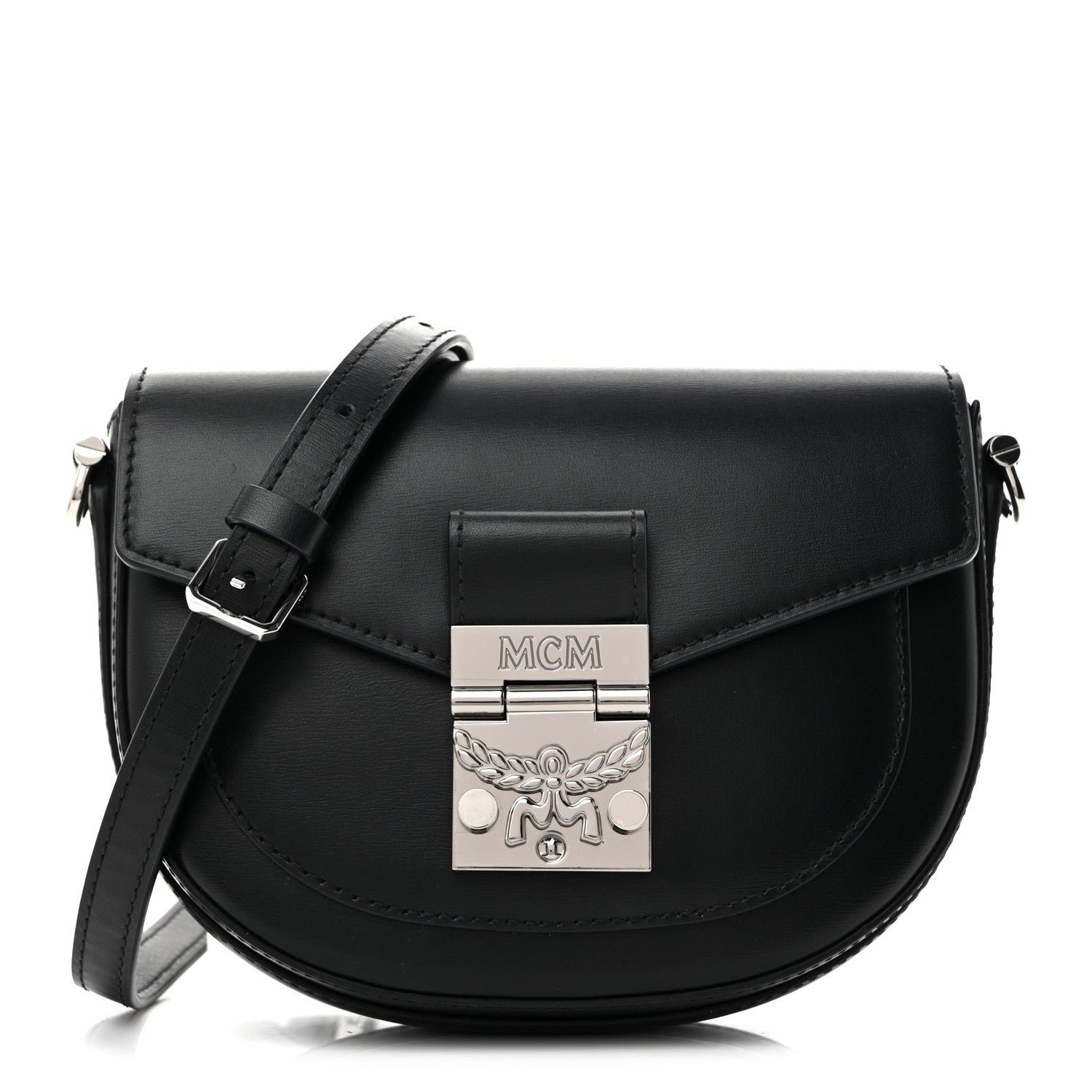 MCM MCM Calfskin Mini Patricia Belt Bag Black