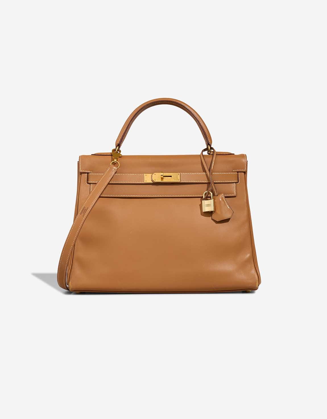 Hermes 
		Kelly 32 Box Gold    