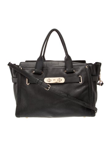 Coach Leather Top Handle Bag