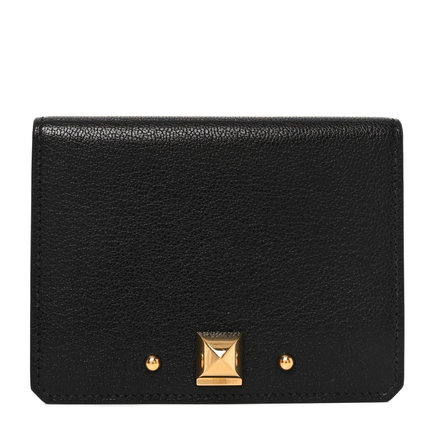 Hermes Hermes Chevre Mysore Medor Card Holder Black