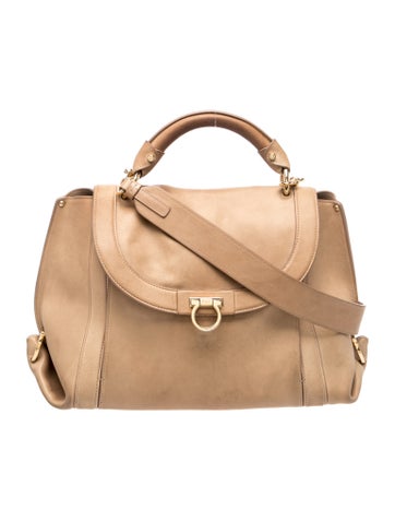 Leather Top Handle Bag