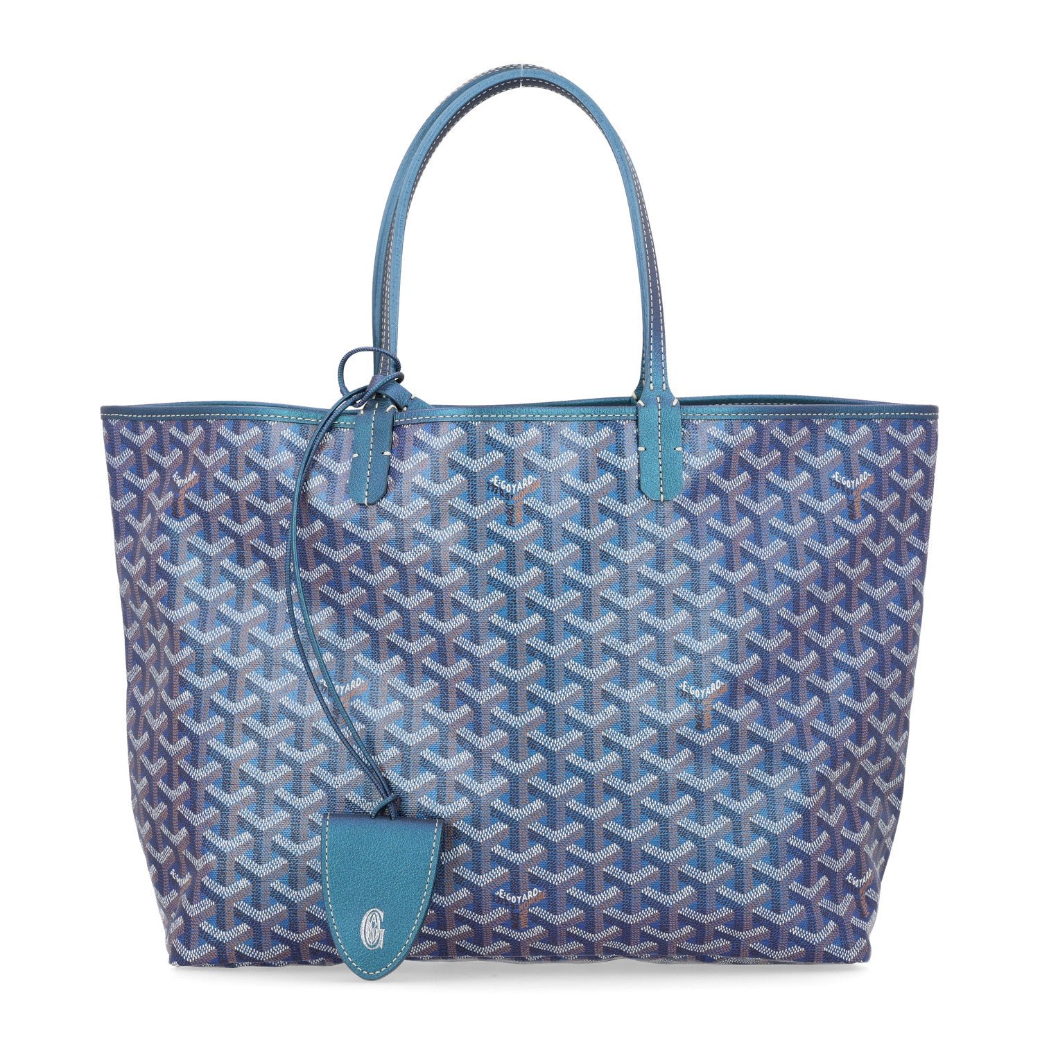 Goyard Iridescent Goyardine Saint Louis PM Pearly Blue