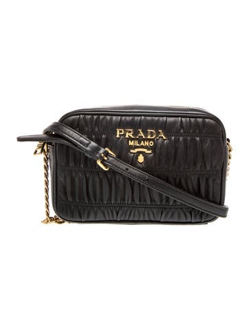 Nappa Gaufre Leather Crossbody Bag