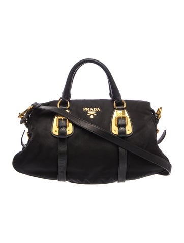 Tessuto Nylon Top Handle Bag
