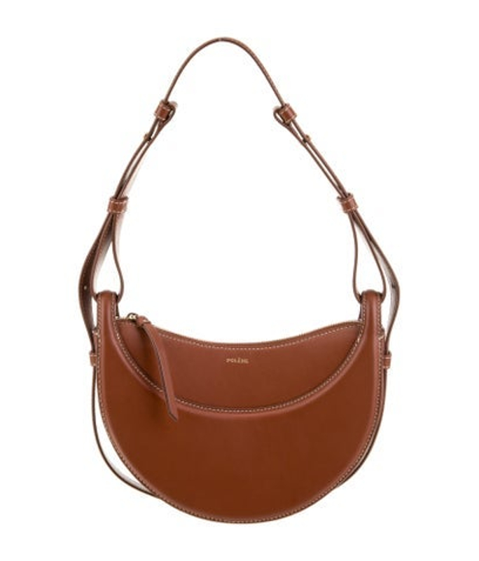 Polene Leather Shoulder Bag