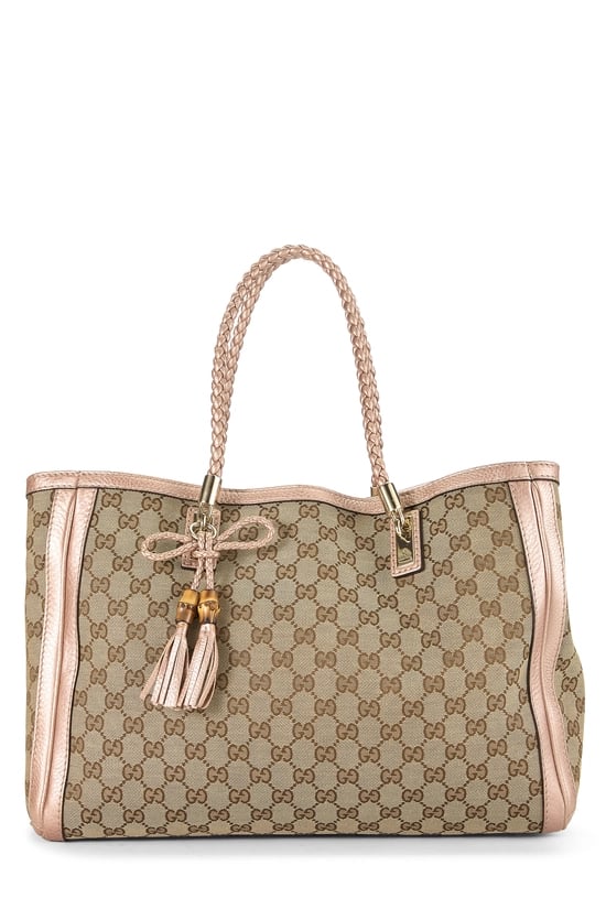 Pink Original GG Canvas Bella Tote