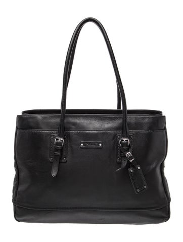Leather Top Handle Bag