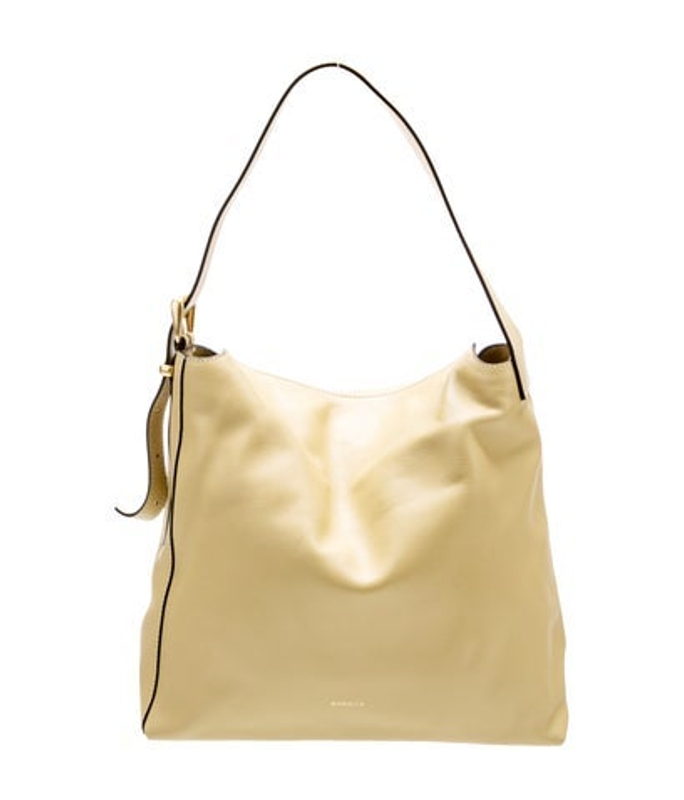 WANDLER Leather Top Handle Bag
