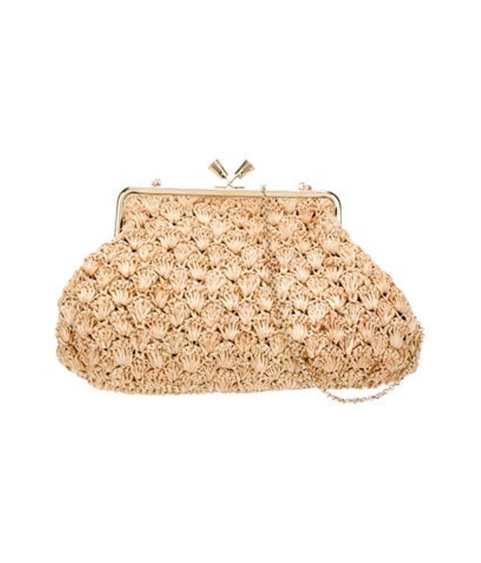 Anya Hindmarch Hindmarch Raffia Evening Bag