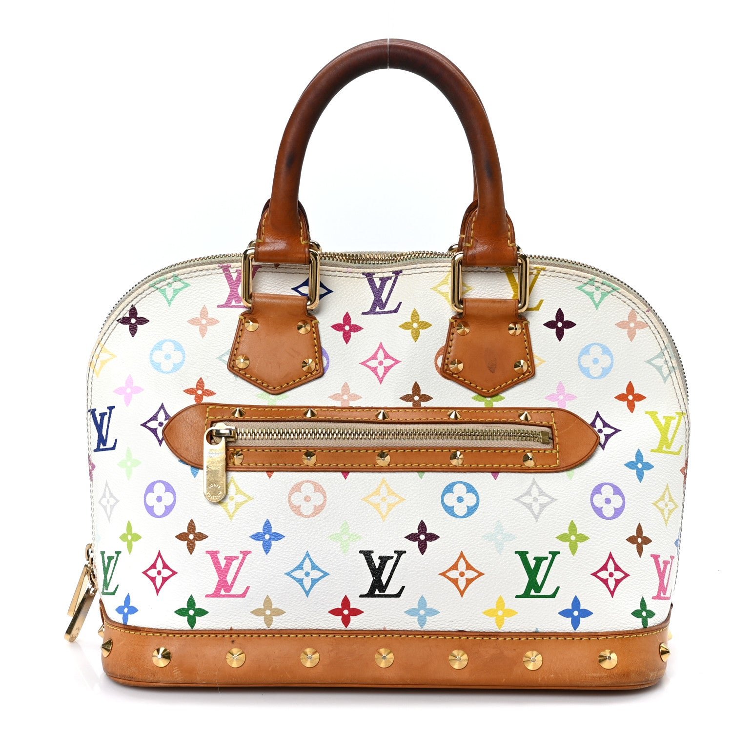 Louis Vuitton Monogram Multicolor Alma White