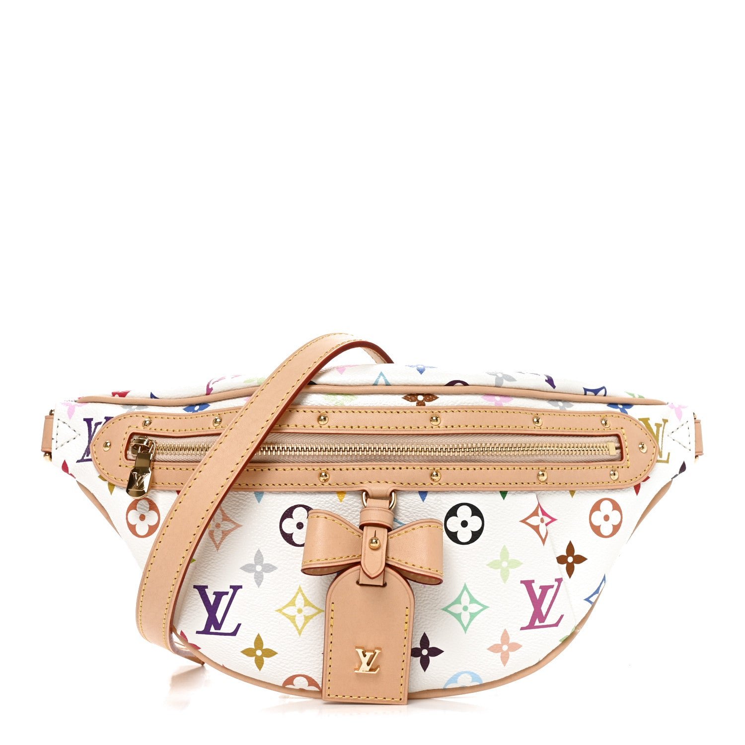 Louis Vuitton Louis Vuitton LV X TM Monogram Multicolor High Rise Bumbag White