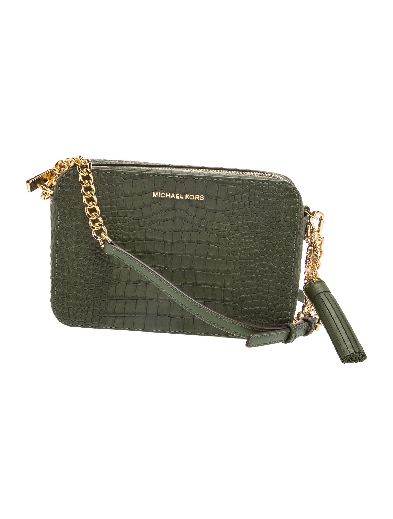 Michael Kors Embossed Leather Crossbody Bag