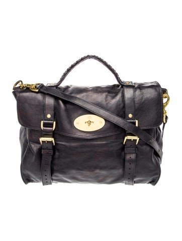 Leather Top Handle Bag