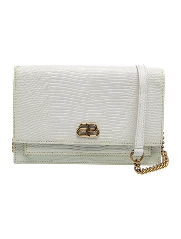 Embossed Leather Clutch