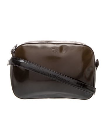 Spazzolato Leather Crossbody Bag Vintage