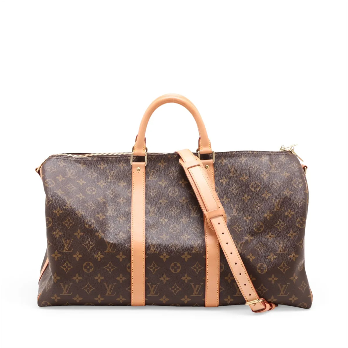 Louis Vuitton Monogram Keepolbandrière 50 M41416 Brown