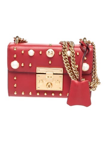Faux Pearl Padlock Small