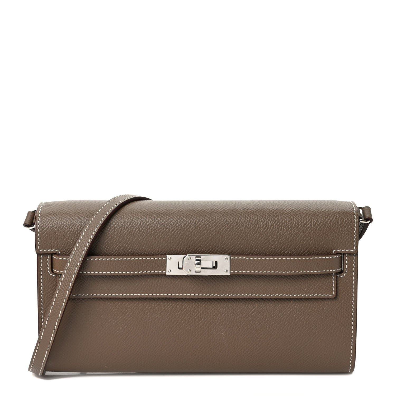 Hermes Epsom Kelly Wallet To Go Etoupe