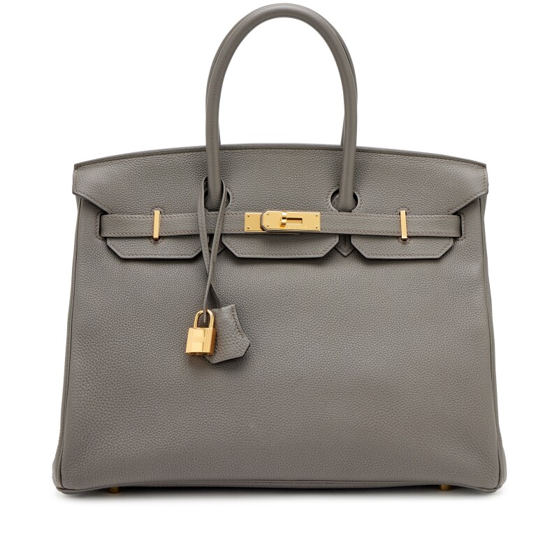 Etain Togo Birkin 35 Gold Hardware, 2019