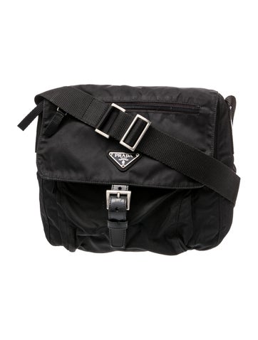 Tessuto Nylon Messenger Bag Vintage