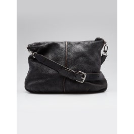 Louis Vuitton Louis Vuitton Black Monogram Mahina Leather Selene PM Bag