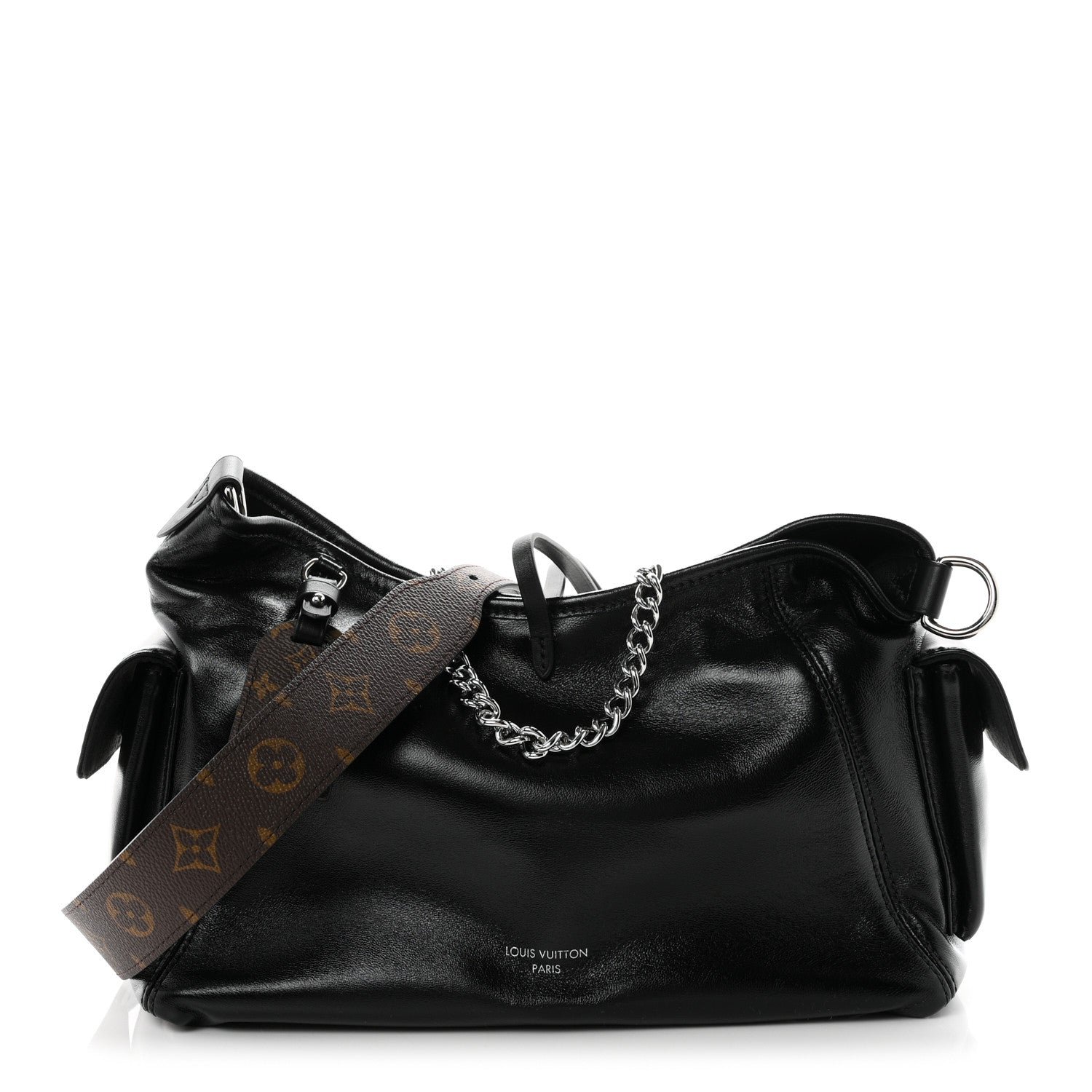 Louis Vuitton Louis Vuitton Lambskin CarryAll Cargo Vibe PM Black