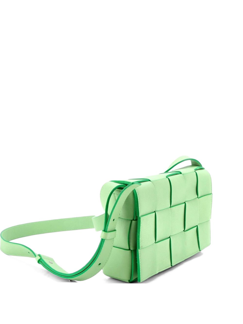 Cassette Maxi Intrecciato Leather crossbody bag