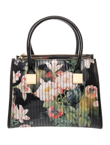Patent Leather Top Handle Bag