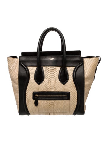 Celine Python Luggage Mini
