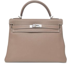 Hermes Etoupe Togo Kelly 32 Retourne Palladium Hardware, 2006