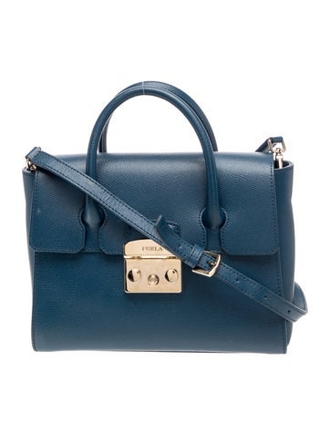 Leather Top Handle Bag
