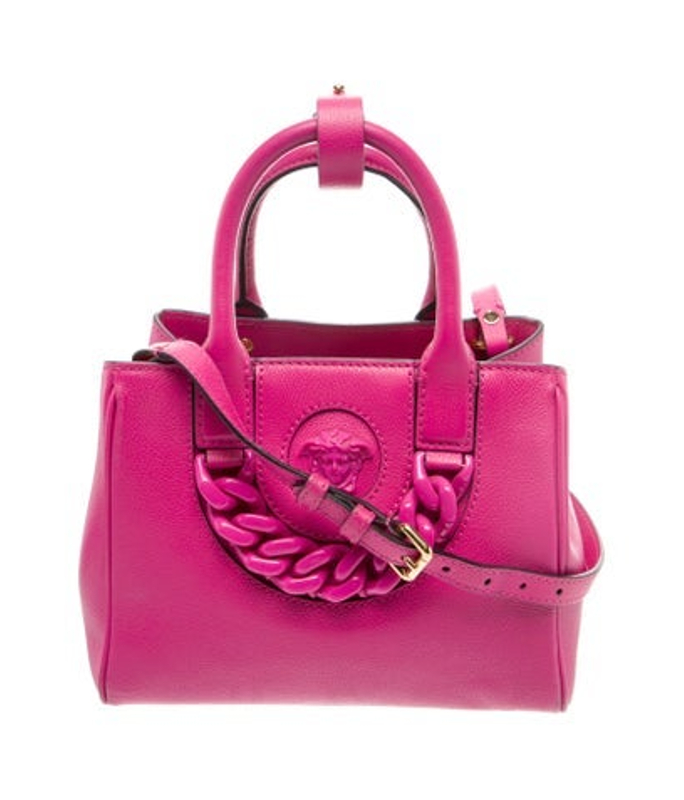 Versace Leather Top Handle Bag