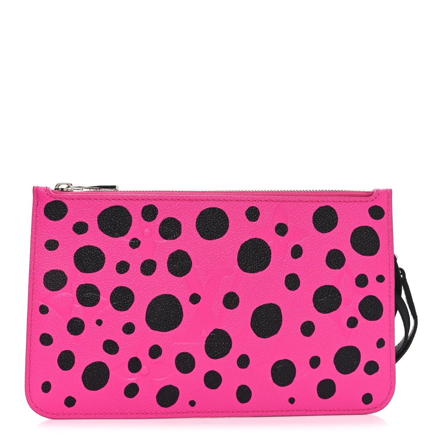 Louis Vuitton LV X YK Empreinte Infinity Dots Neverfull MM Pochette Fuchsia Black