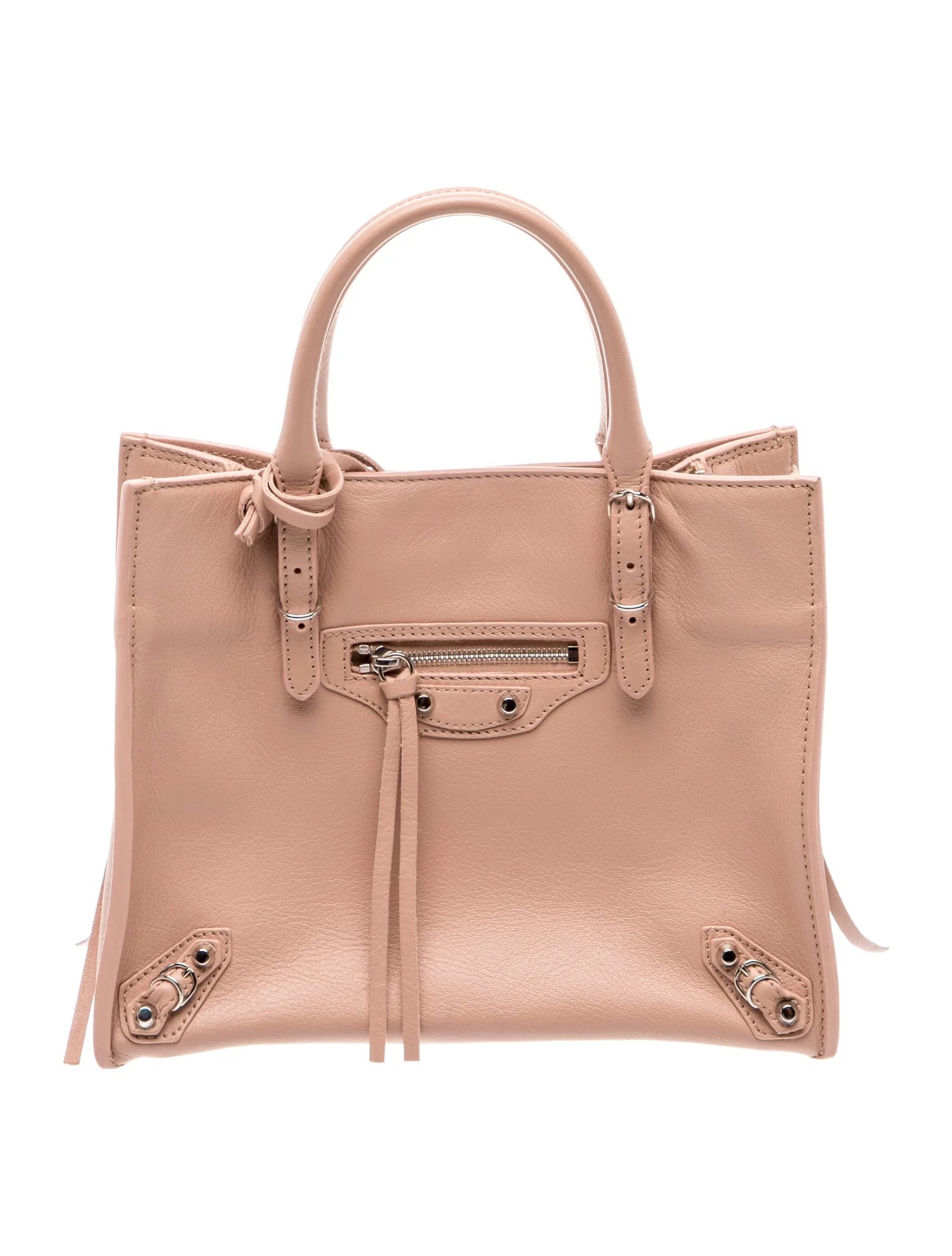 Leather Papier Mini A4 Zip Around Tote