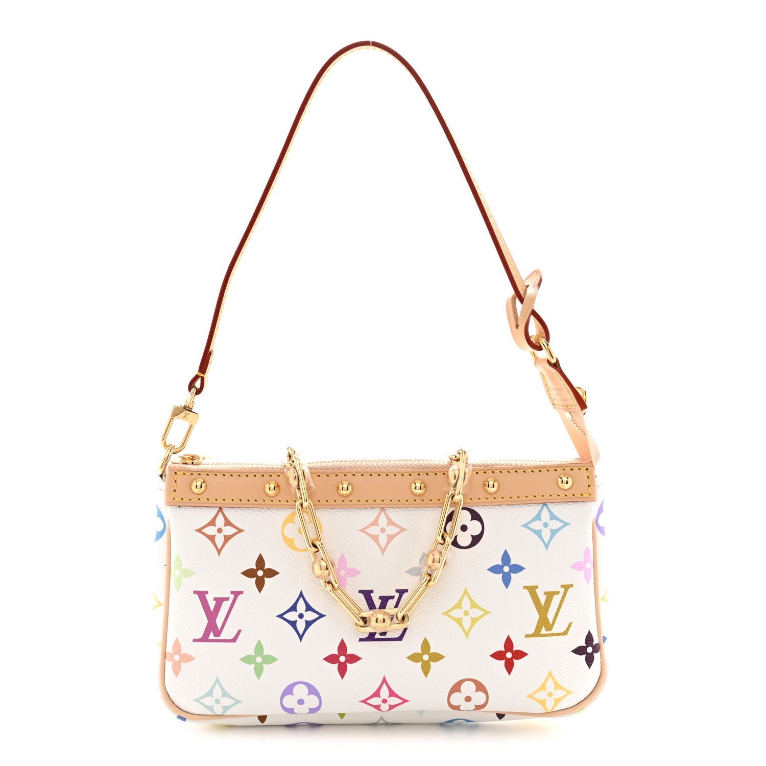 Louis Vuitton LV X TM Monogram Multicolor Pochette Accessories White