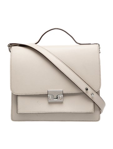 Loeffler Randall Leather Top Handle Bag