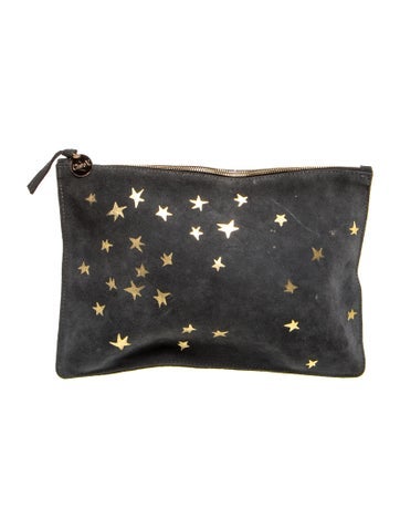 Suede Clutch
