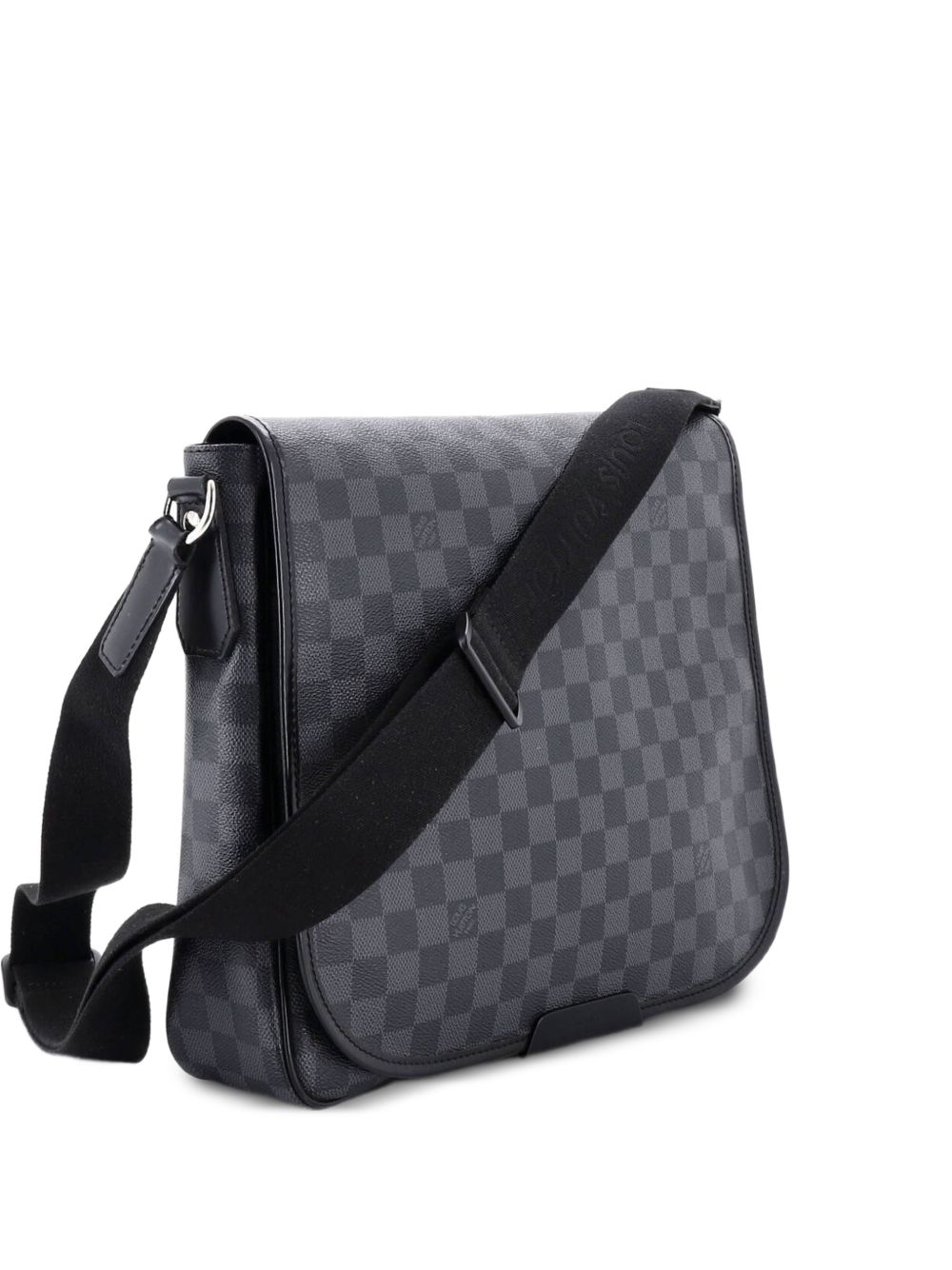 Renzo Messenger Bag Damier Graphite crossbody bag