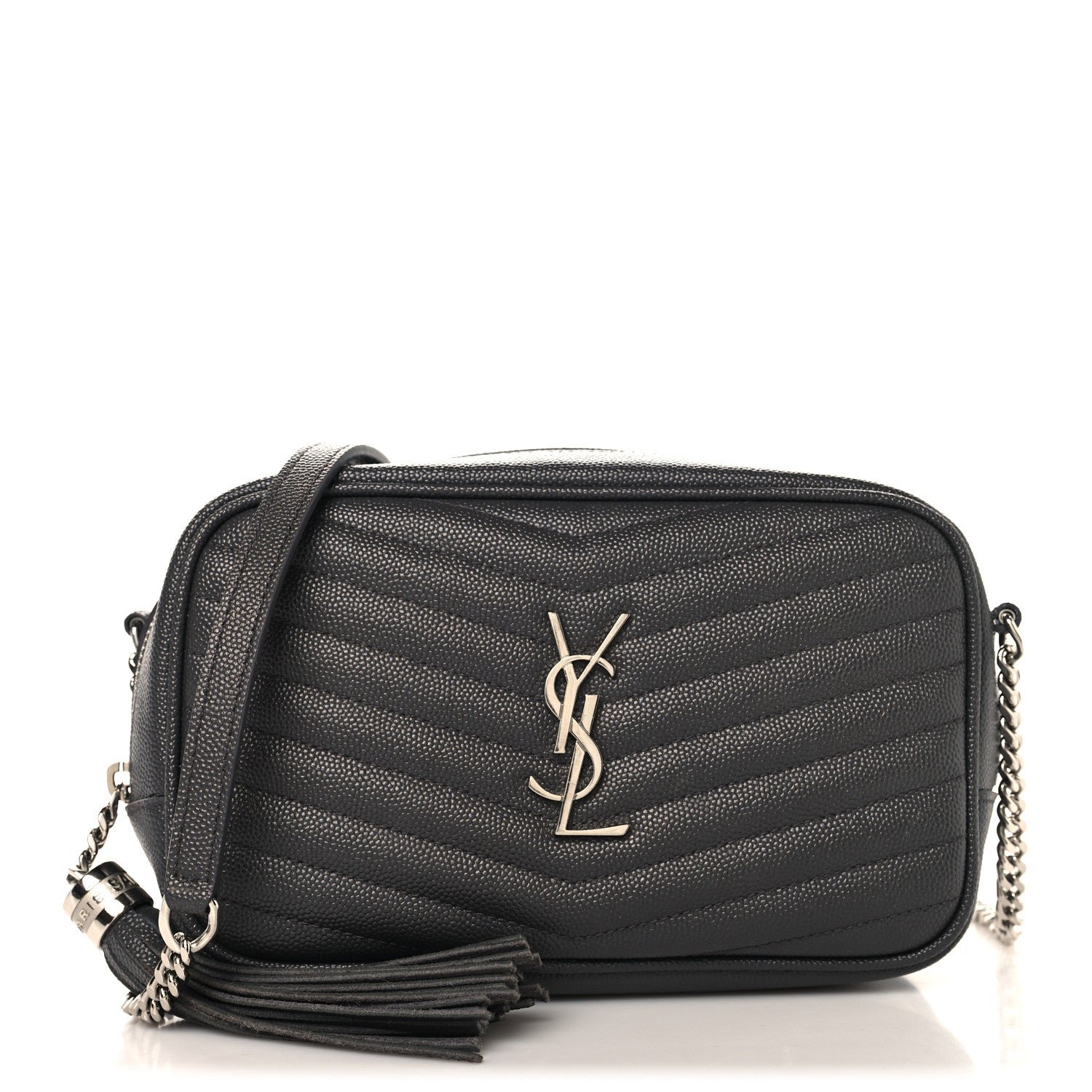 Grain De Poudre Matelasse Monogram Mini Lou Camera Bag Asphalt