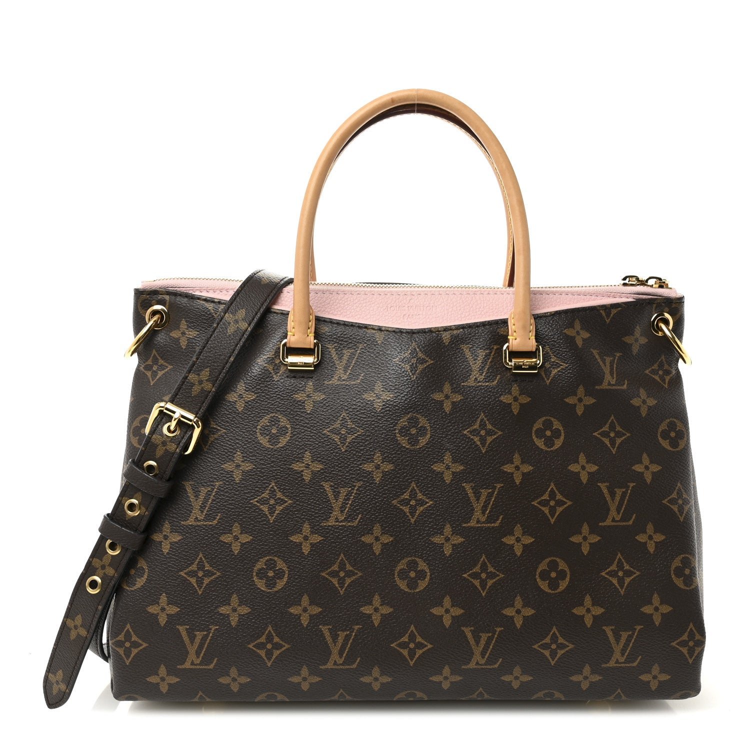 Louis Vuitton Monogram Pallas Rose Ballerine