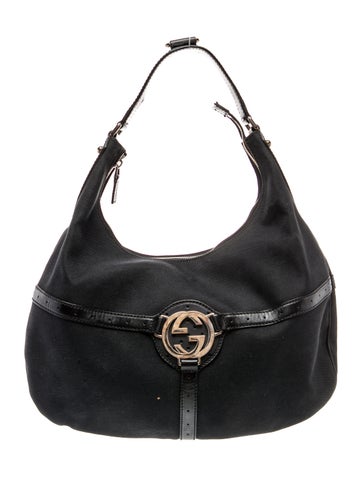 GG Canvas Reins Canvas Hobo
