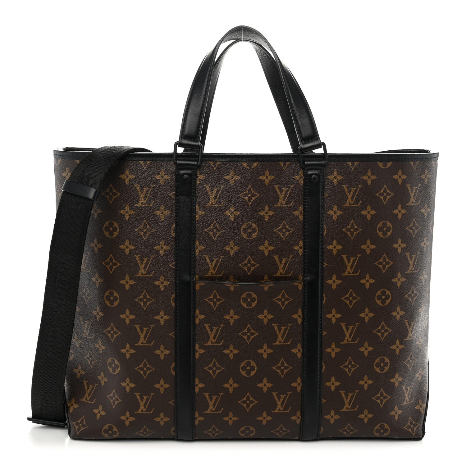 Louis Vuitton Monogram Macassar Weekend Tote GM