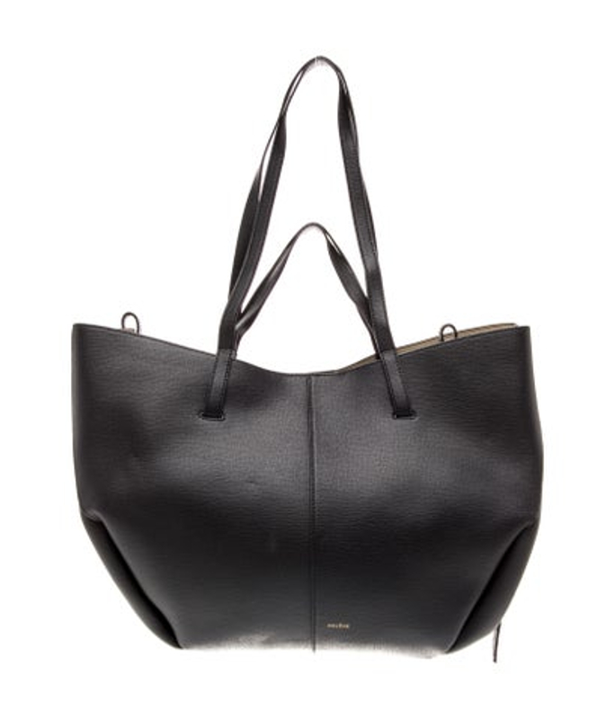 Polene Leather Top Handle Bag