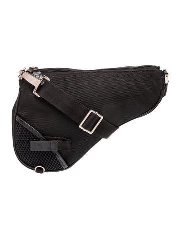 Nylon Saddle Pochette Vintage