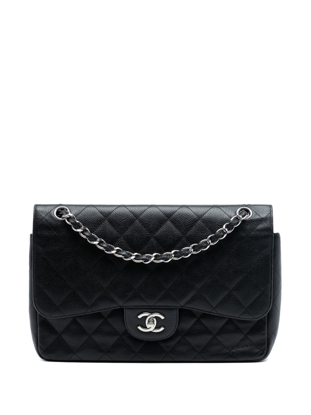 2011 Jumbo Classic Caviar Double Flap shoulder bag