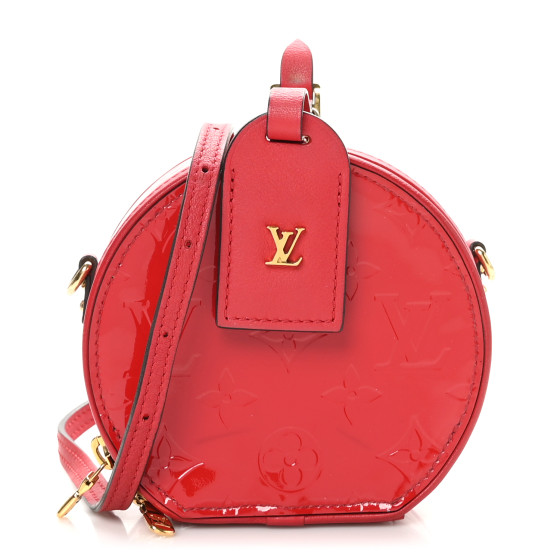 Louis Vuitton Vernis Mini Boite Chapeau Souple Red