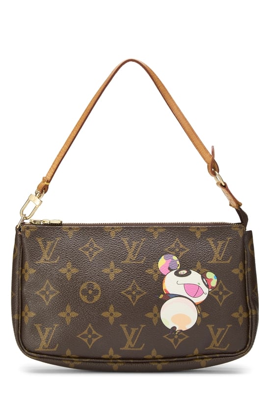 Takashi Murakami x Louis Vuitton Monogram Canvas Panda Pochette Accessoires