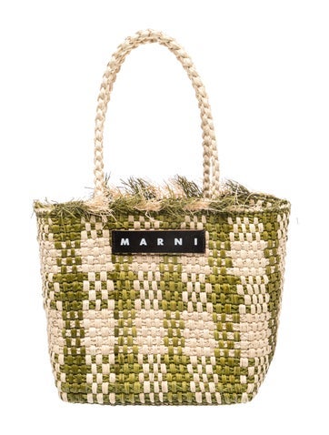 Raffia Top Handle Bag